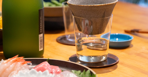 お酒専用!波佐見焼のフィルター「金の雫」でまろやかな口当たりに