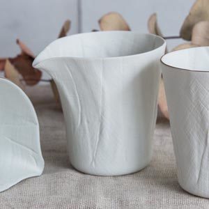 ceramic mimic fabric 片口