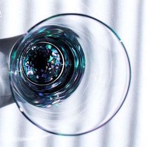 杯(クリスタル)石垣 / 螺鈿硝子 杯